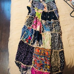 Vintage India hippie skirt size small
